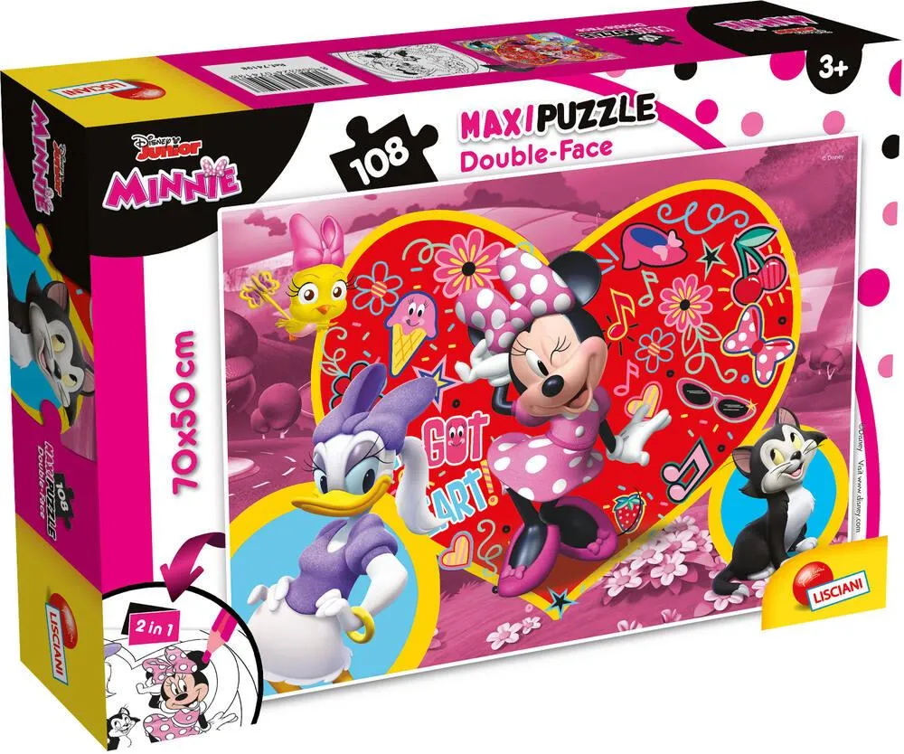 DISNEY MINNIE PUZZLE 108 PIECES 2 EN 1