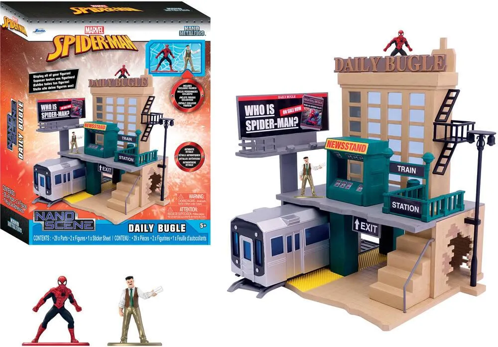 MARVEL SPIDERMAN PLAYSET + FIGURINE