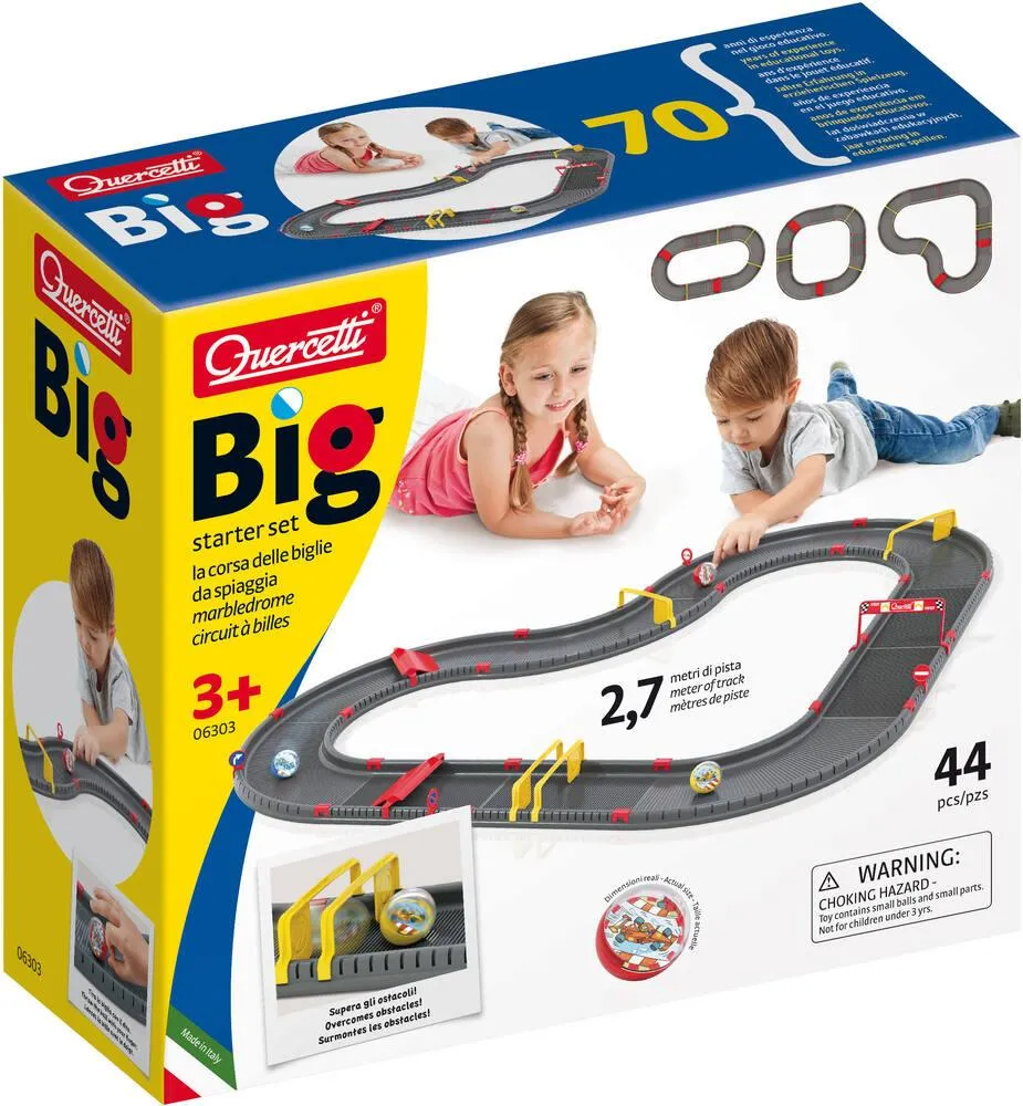 PLAY INTELLIGENTE - PISTE POUR BILLES 44 PIECES - BIG MARBLEDROME