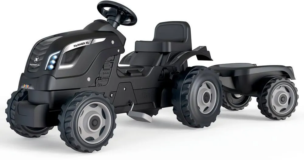 TRACTEUR FARMER XL BLACK+REMORQUE