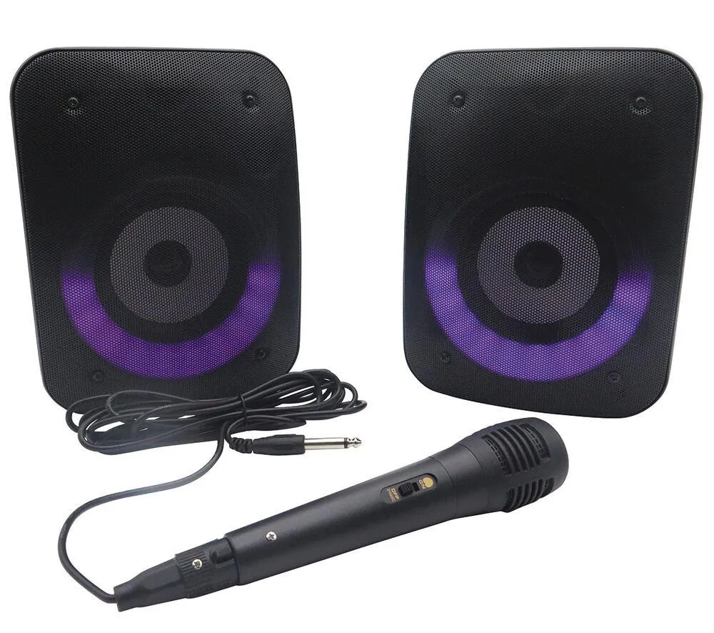UNE PAIRE D'ENCEINTES STEREO PUISSANTES BLUETOOTH®  IPARTY®
