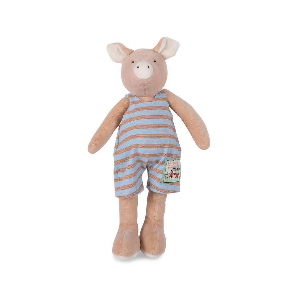 LES PETITS FRERES  - PELUCHE PHILEMON LE COCHONLA GRANDE FAMILLE