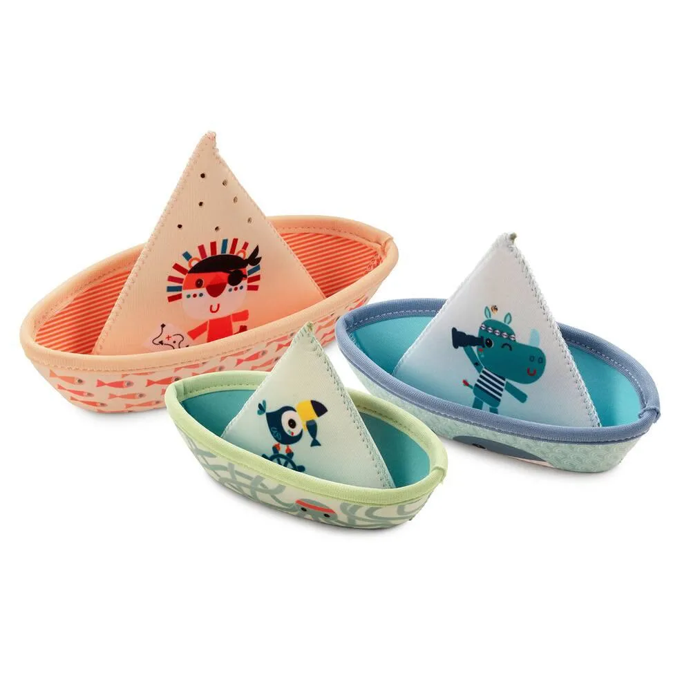 3 BATEAUX DE BAIN JUNGLE