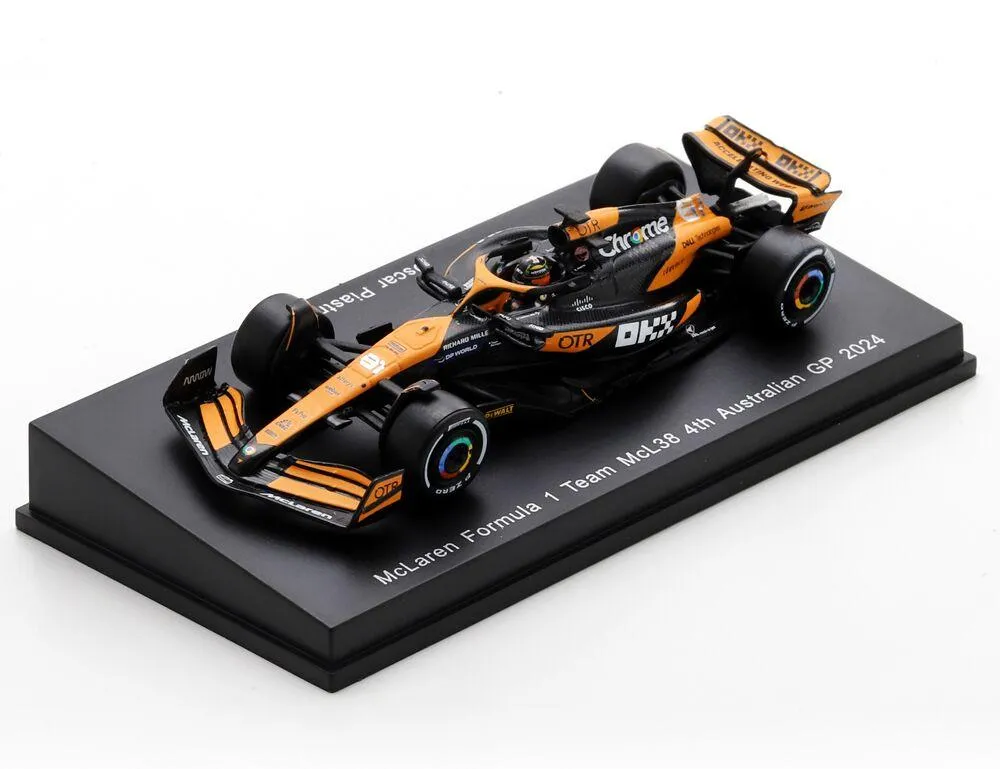 1/64 VOITURE MCLAREN MCL38 N81 MCLAREN FORMULE 1 TEAM 4EME GP AUSTRALIE 2024 OSCAR PIASTRI