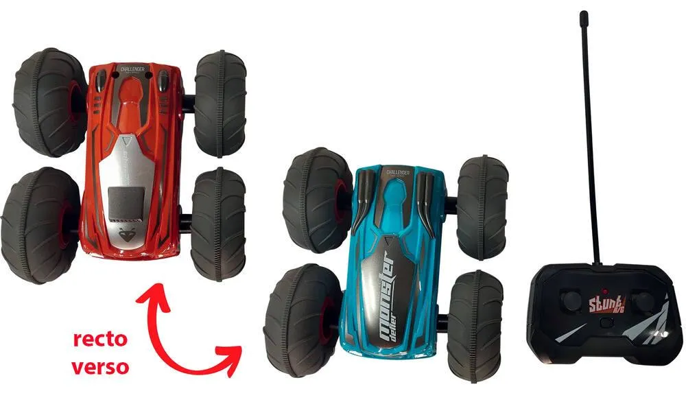 VEHICULE CASCADEUR RADIOCOMMANDE 1:32 - BLEU