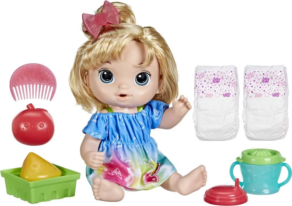 BABY ALIVE - BOISSONS FRUITEES - CHEVEUX BLONDS