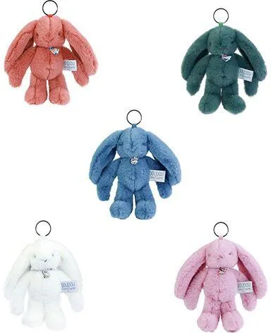 LAPIN FLEURETTE - PORTE CLES  - BIJOU DE SAC