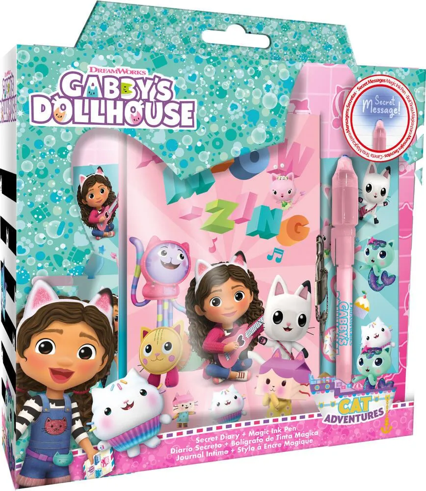 GABBY ET LA MAISON MAGIQUE - JOURNAL INTIME ET STYLO A ENCRE MAGIQUE