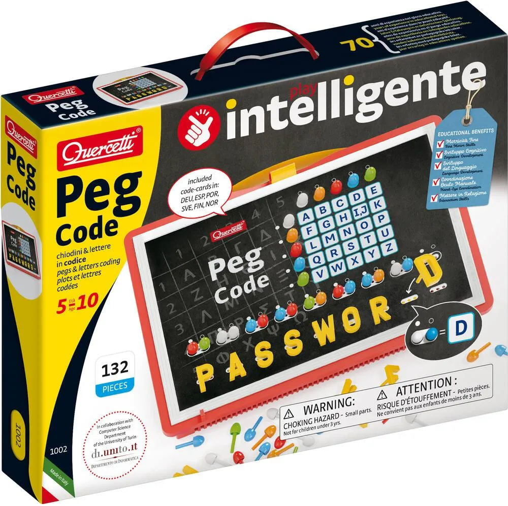 PLAY INTELLIGENTE - CODE SECRET AVEC CHEVILLES ET LETTRES