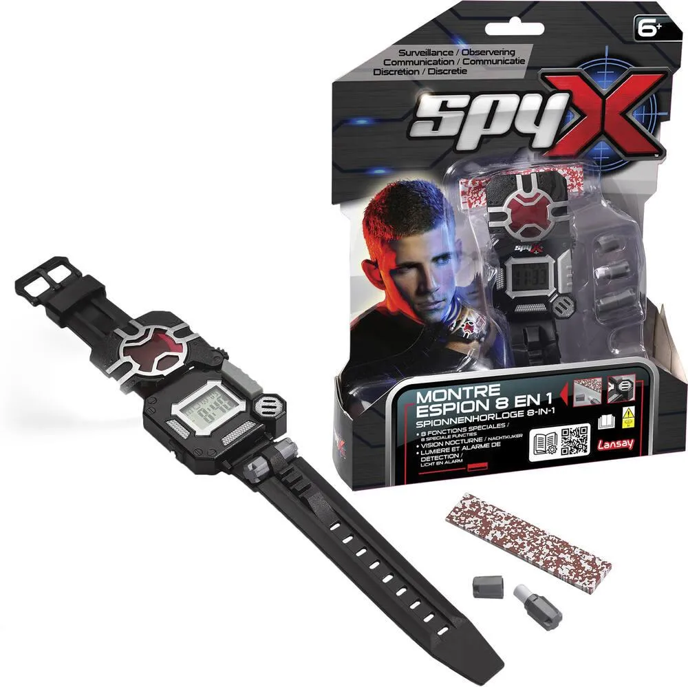 SPY X - MONTRE ESPION 8 EN 1