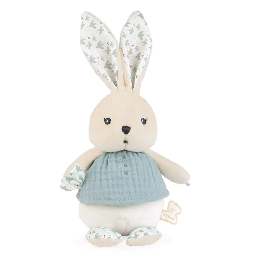 PELUCHE K'DOUX - PANTIN LAPIN COLOMBE - 25 CM