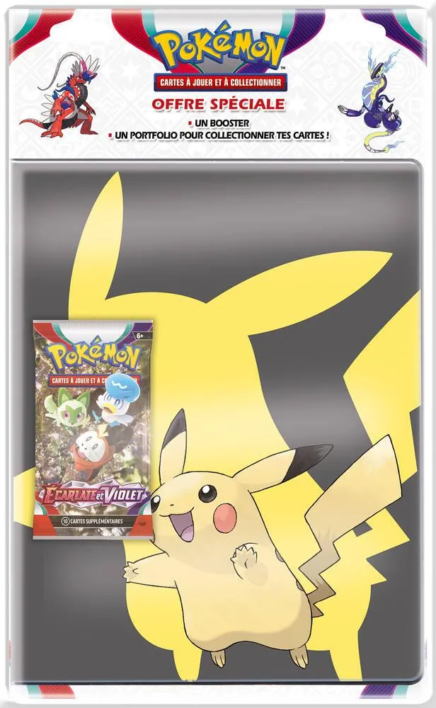 POKEMON - ECARLATE ET VIOLET 01 : PACK PORTFOLIO + BOOSTER