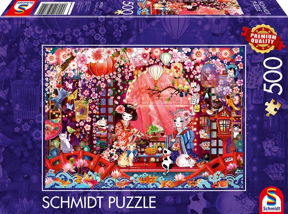 PUZZLE 500 PIECES - CEREMONIE DU THE AU JAPON