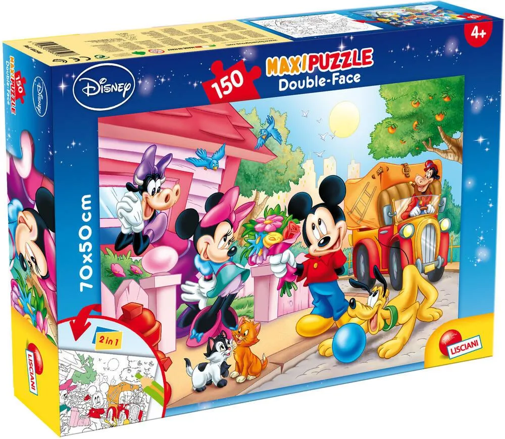 DISNEY MICKEY MOUSE PUZZLE 150 PIECES 2 EN 1