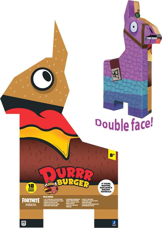 FORTNITE - PACK LAMA PINATA ET 1 FIGURINE CONTRACT GILLER