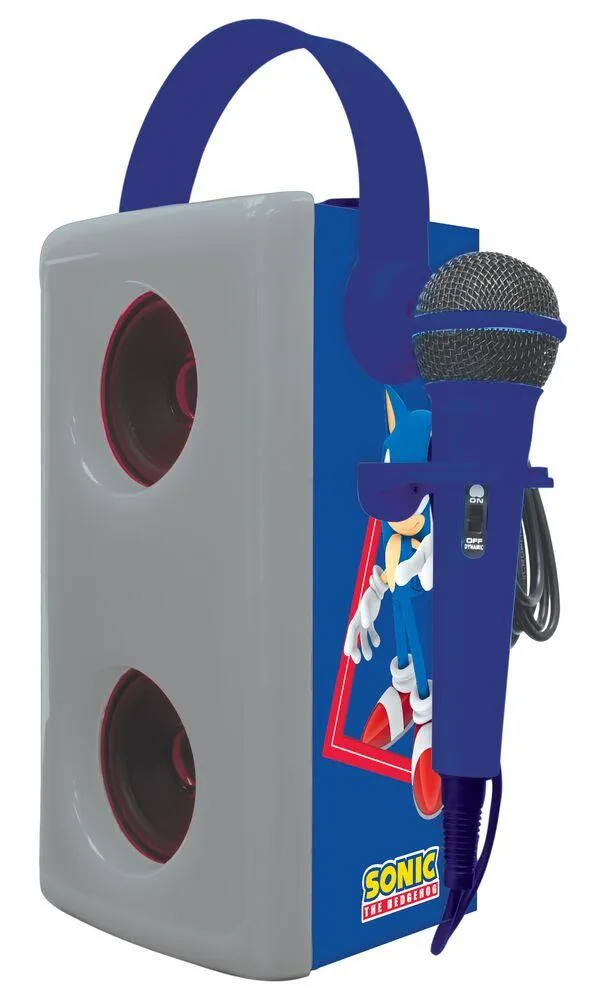 PUISSANTE ENCEINTE BLUETOOTH®  LUMINEUSE SONIC AVEC MICRO