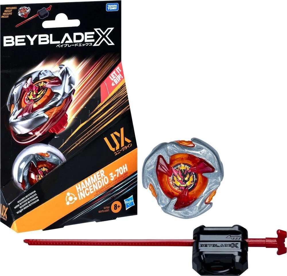 BEYBLADE X STARTER - HAMMER INCENDIO