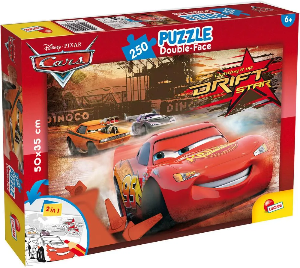 DISNEY CARS PUZZLE 250 PIECES 2 EN 1