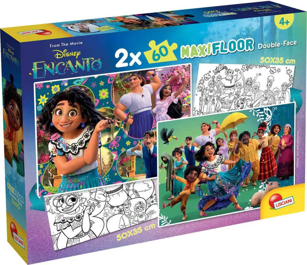 DISNEY ENCANTO PUZZLE 2 X 60 PIECES 2 EN 1