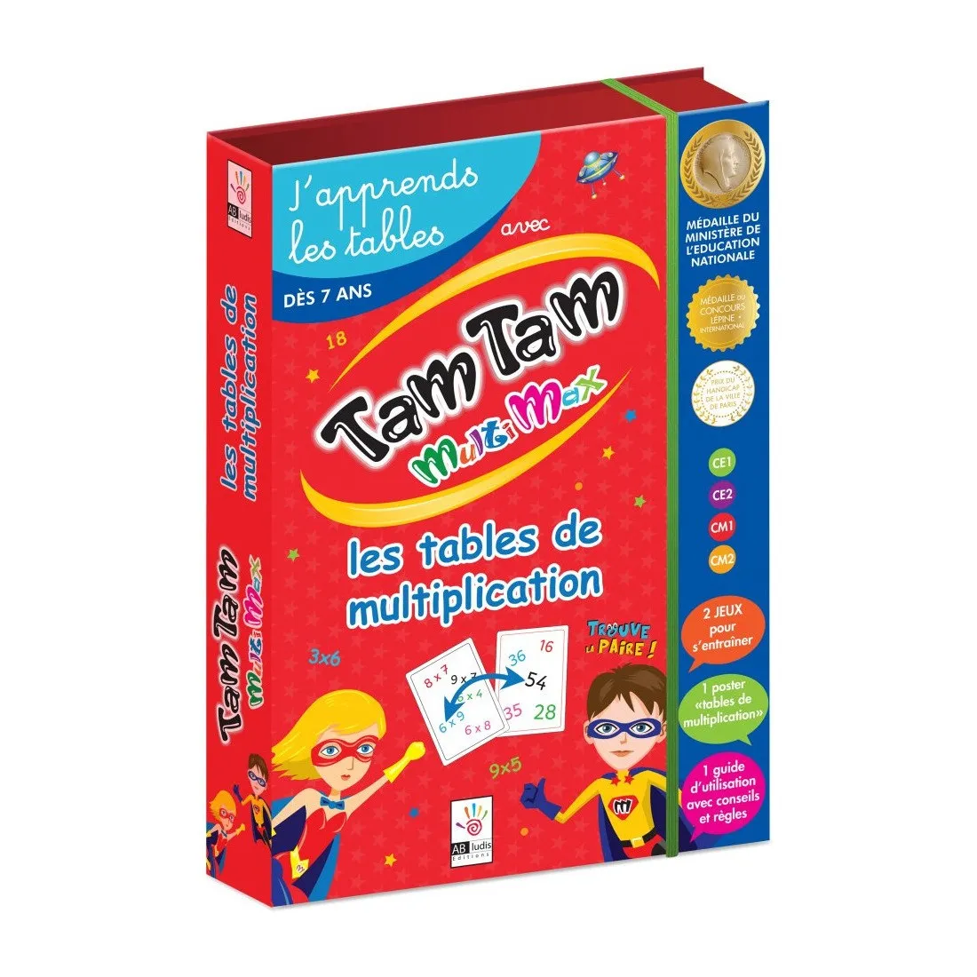 Tam Tam Coffret Multimax j'apprends les tables de multiplication