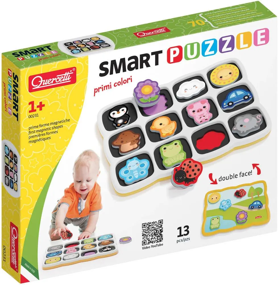 SMART PUZZLE -TABLEAU MAGNETIQUE DOUBLE FACE 13 PIECES
