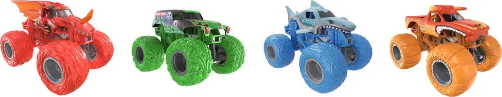 MONSTER JAM -PACK 4 VEHICULES 1.64