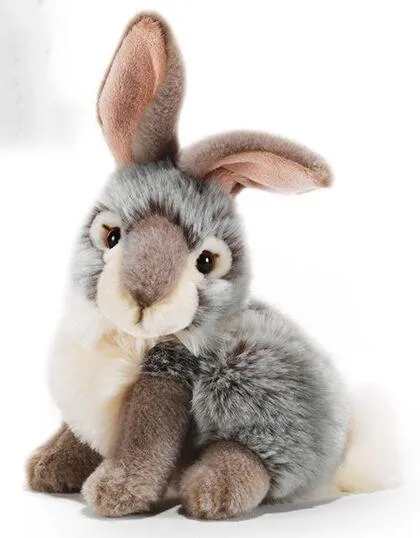 LAPIN GRIS H21 CM