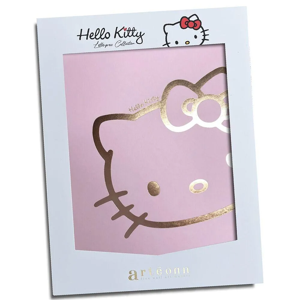 HELLO KITTY -POSTER RIGIDE - CUT FACE