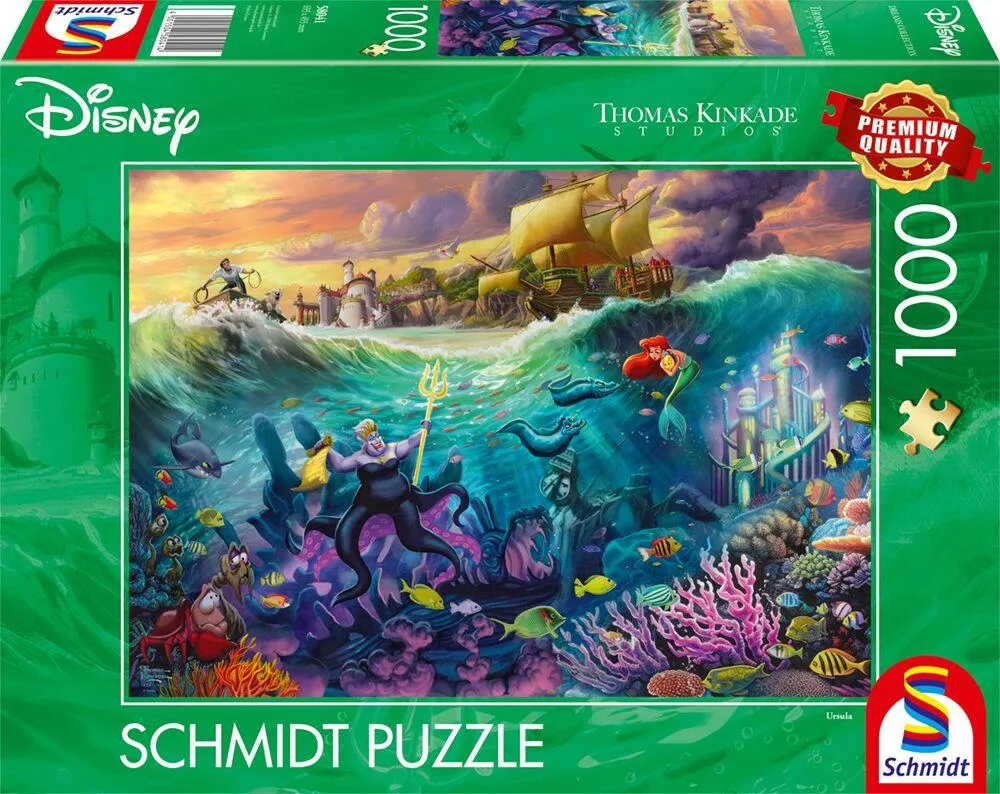 PUZZLE DISNEY, THE LITTLE MERMAID, URSULA