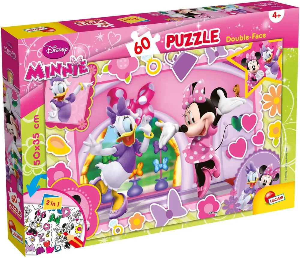 DISNEY MINNIE PUZZLE 60 PIECES 2 EN 1