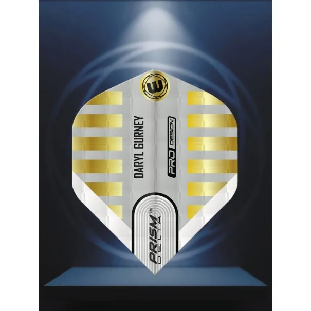 Ailettes Prism Delta Daryl Gurney Blanc Or