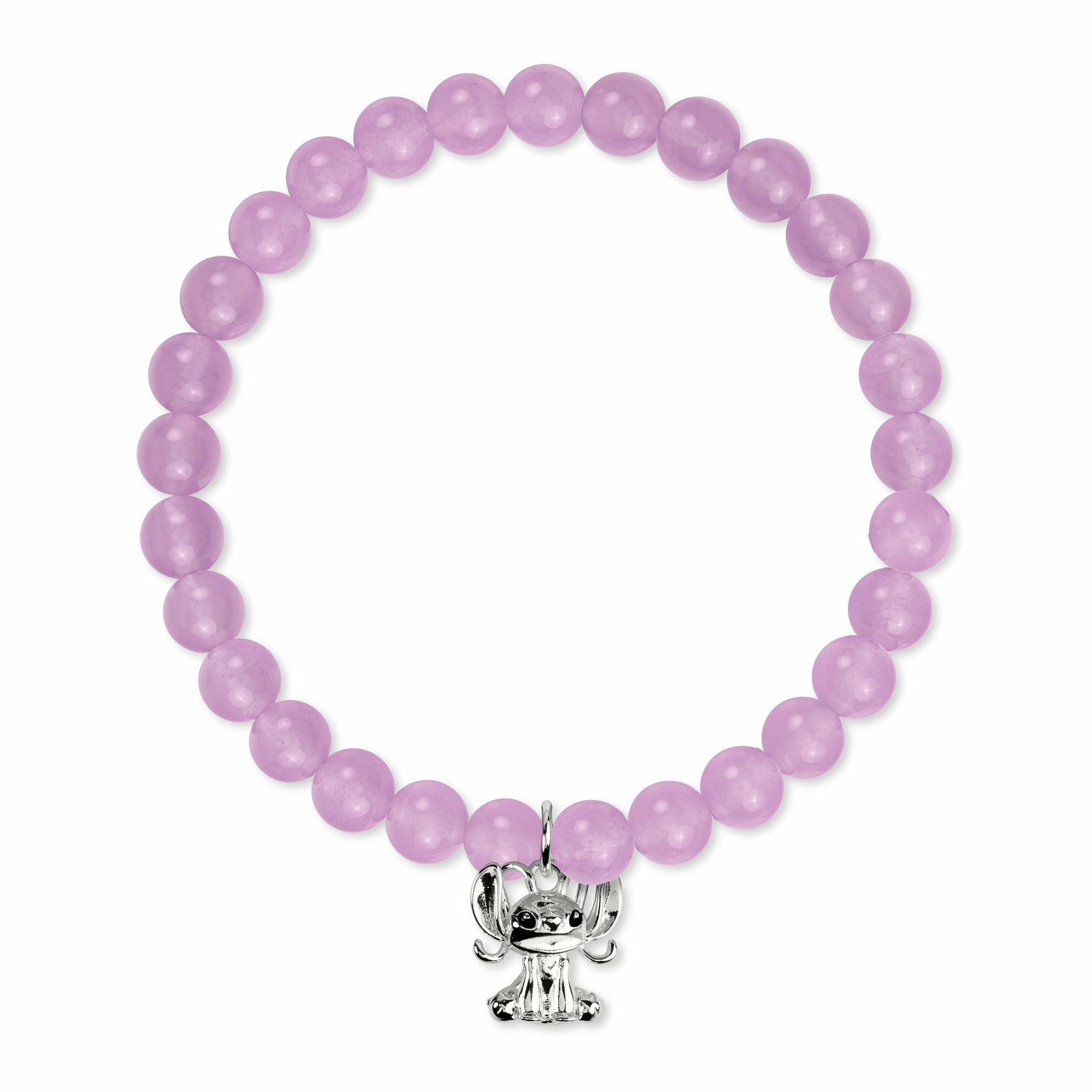 Angel - bracellet en perles + charme - laiton plaqué