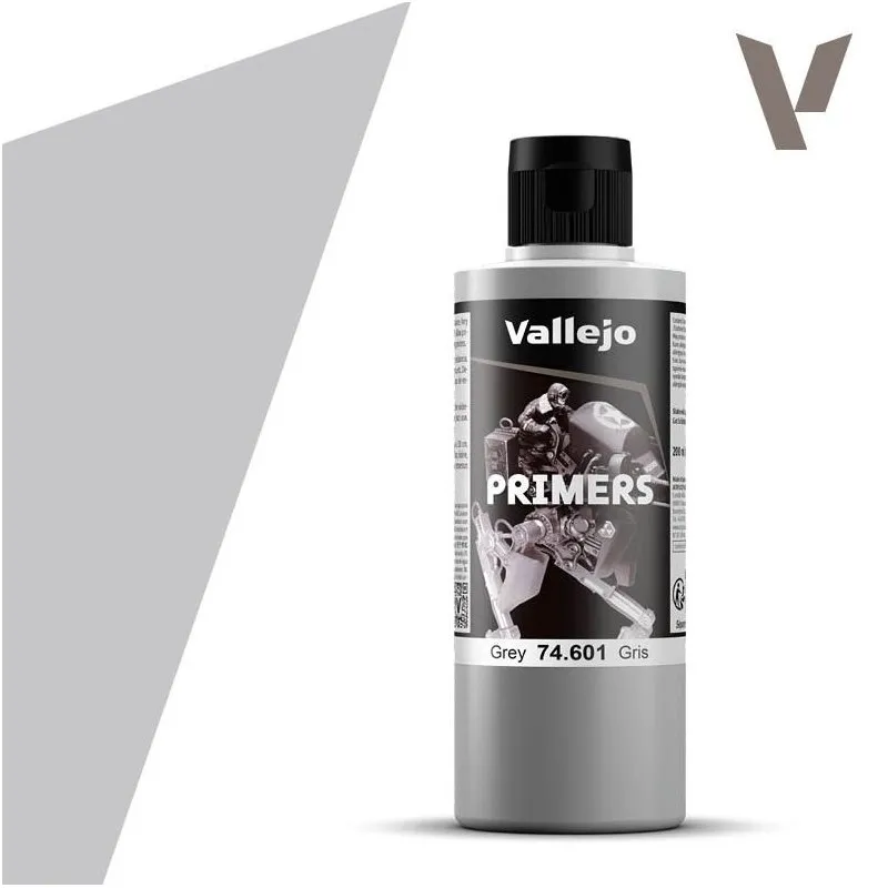 Apprêt acrylique à l’uréthane gris. 200 ml. VALLEJO 74601