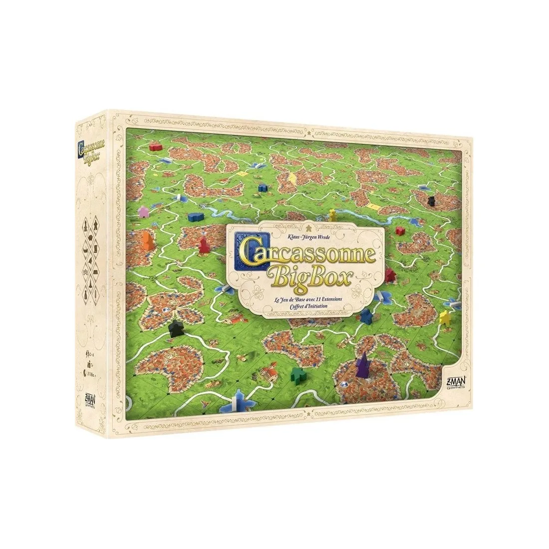 Carcassonne Big Box 2021 - Avec 11 extensions - Asmodee