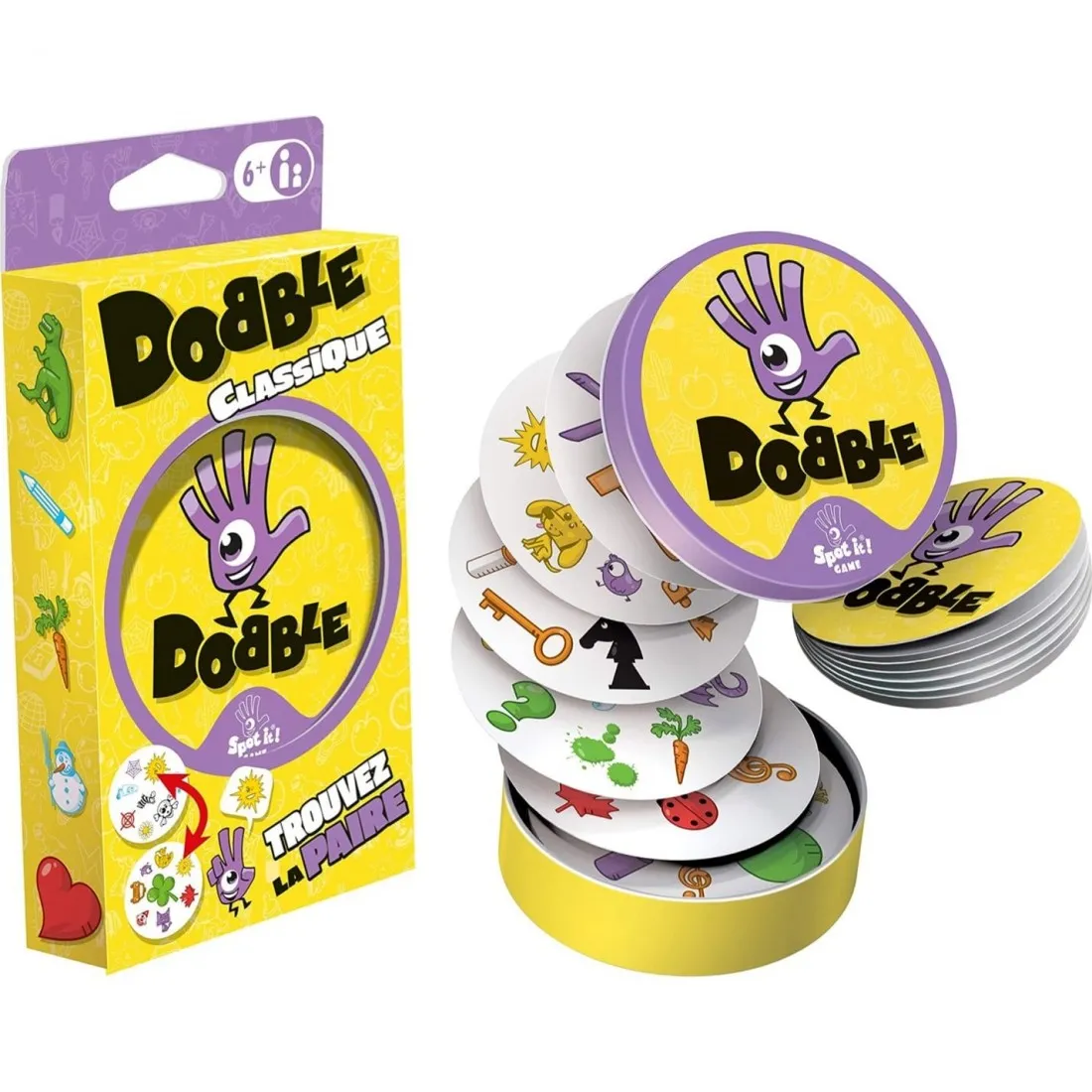 Jeu de société Dobble - Jeu de rapidité - Asmodee Zygomatic