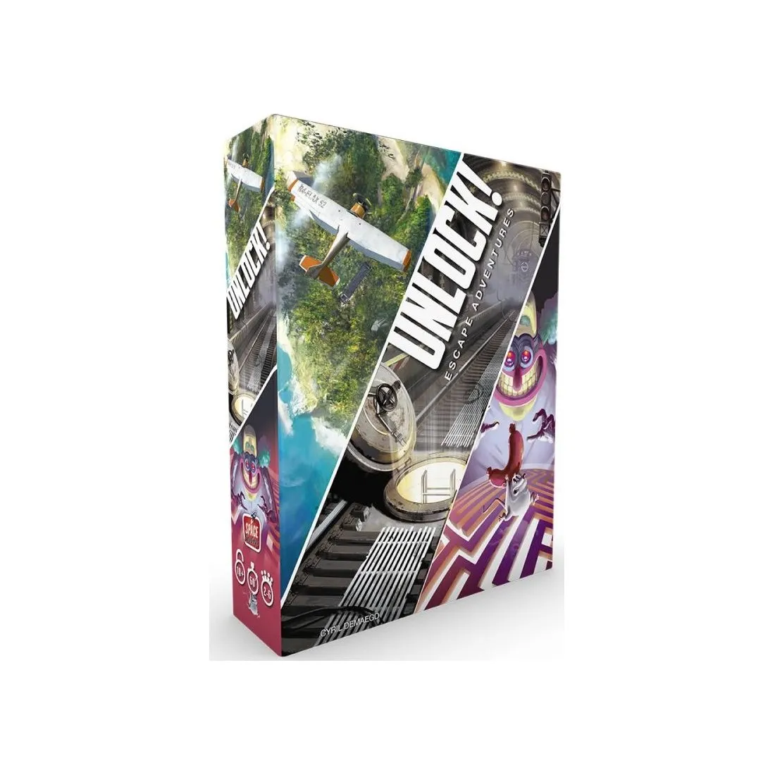 Jeu de société - Escape Game - Unlock ! Escape Adventures - Space Cowboys
