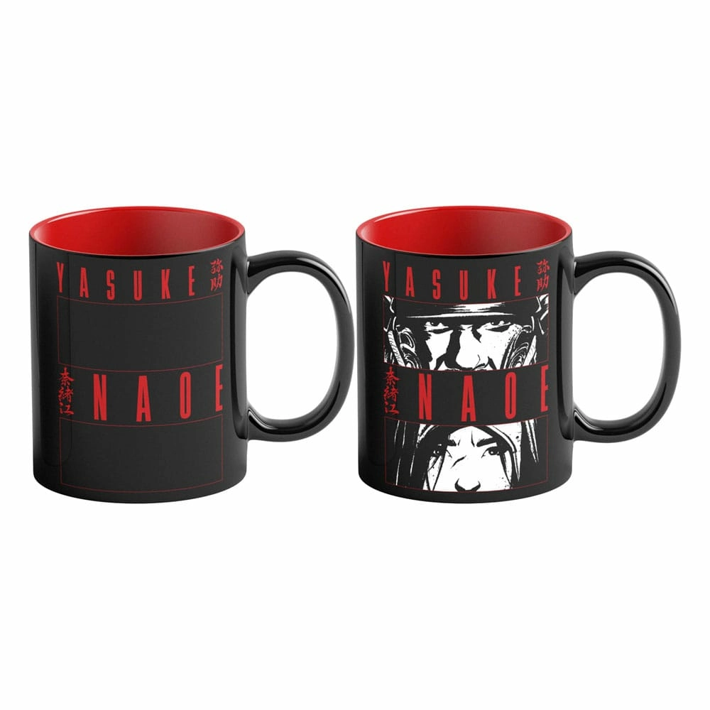 Assassin's creed shadows mug effet thermique naoe & yasuke 450 ml