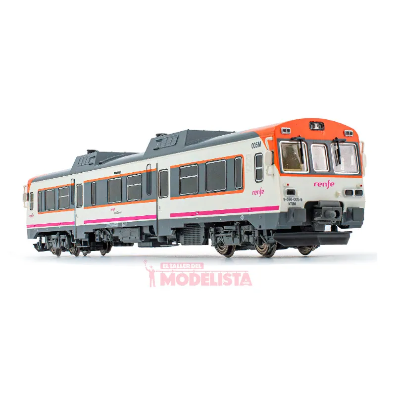 Autorail diesel « Tamagochi ». Distance moyenne. RENFE. ELECTROTREN HE2504B