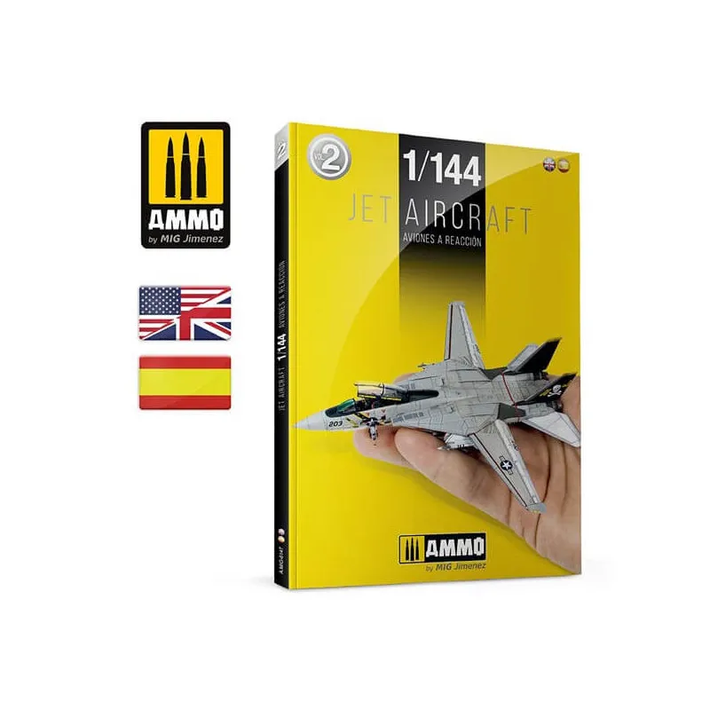 Avion à réaction 1/144. Vol. 2. AMMO MIG JIMENEZ 6147