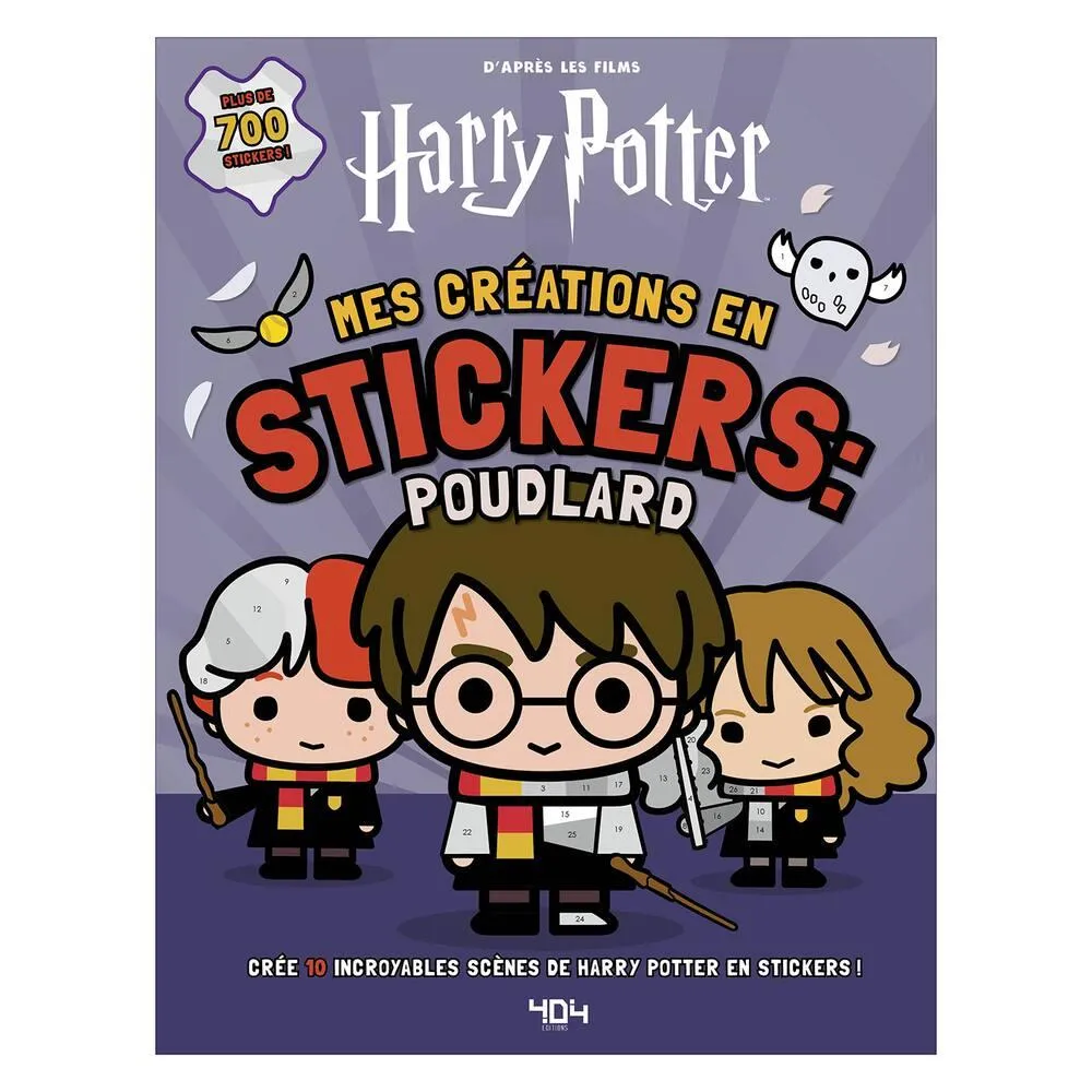 HARRY POTTER - MES CREATIONS EN STICKERS POUDLARD