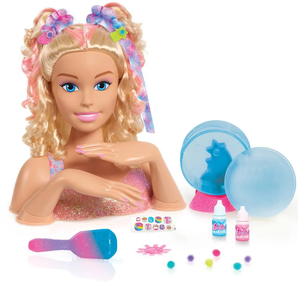 BARBIE - TETE A COIFFER TIE-DYE BLONDE