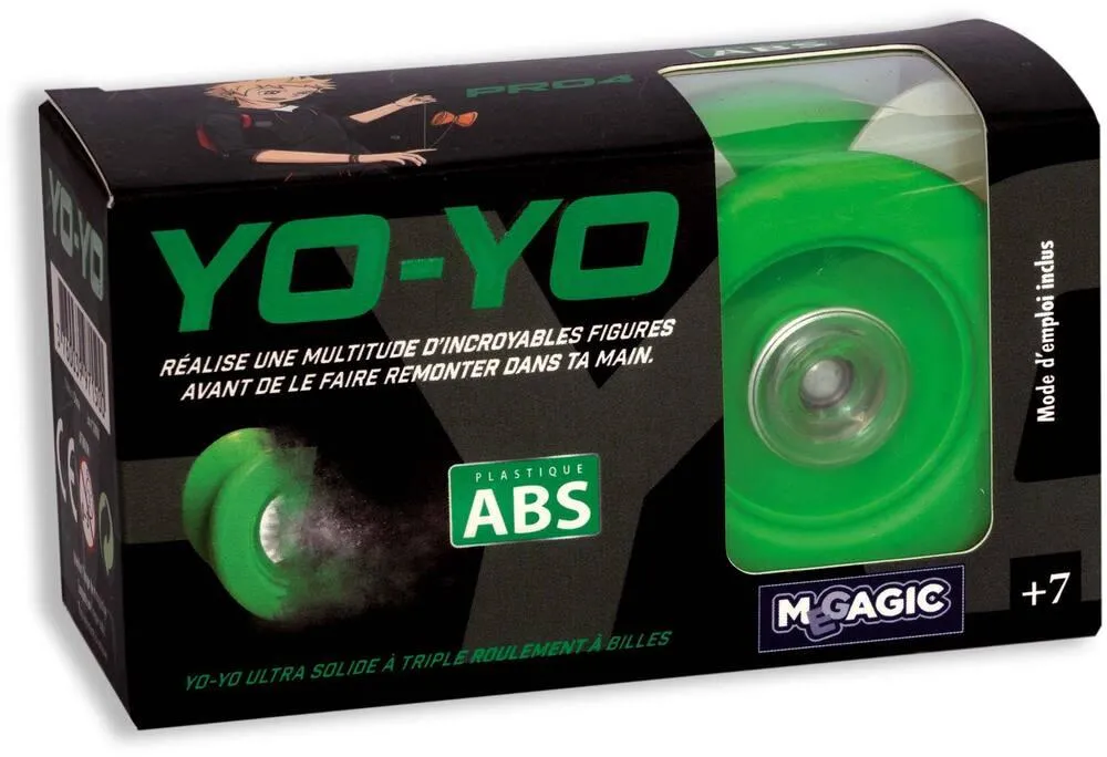 YO -YO PLASTIQUE TRIPLE ROULEMENT A BILLES