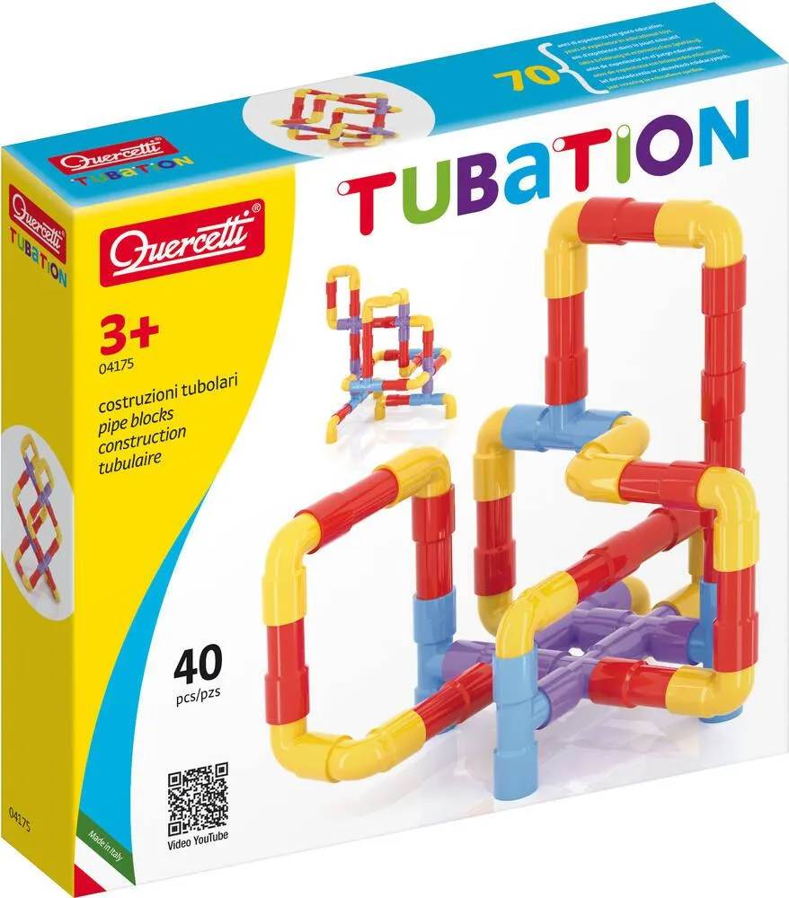 PLAY INTELLIGENTE - TUBES DE CONSTRUCTION 40 PIECES