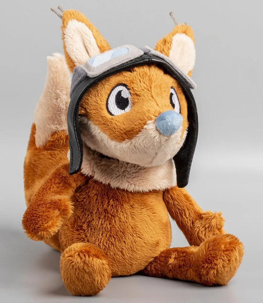 LE PETIT PRINCE AVIATEUR  - PELUCHE RENARD 17CM
