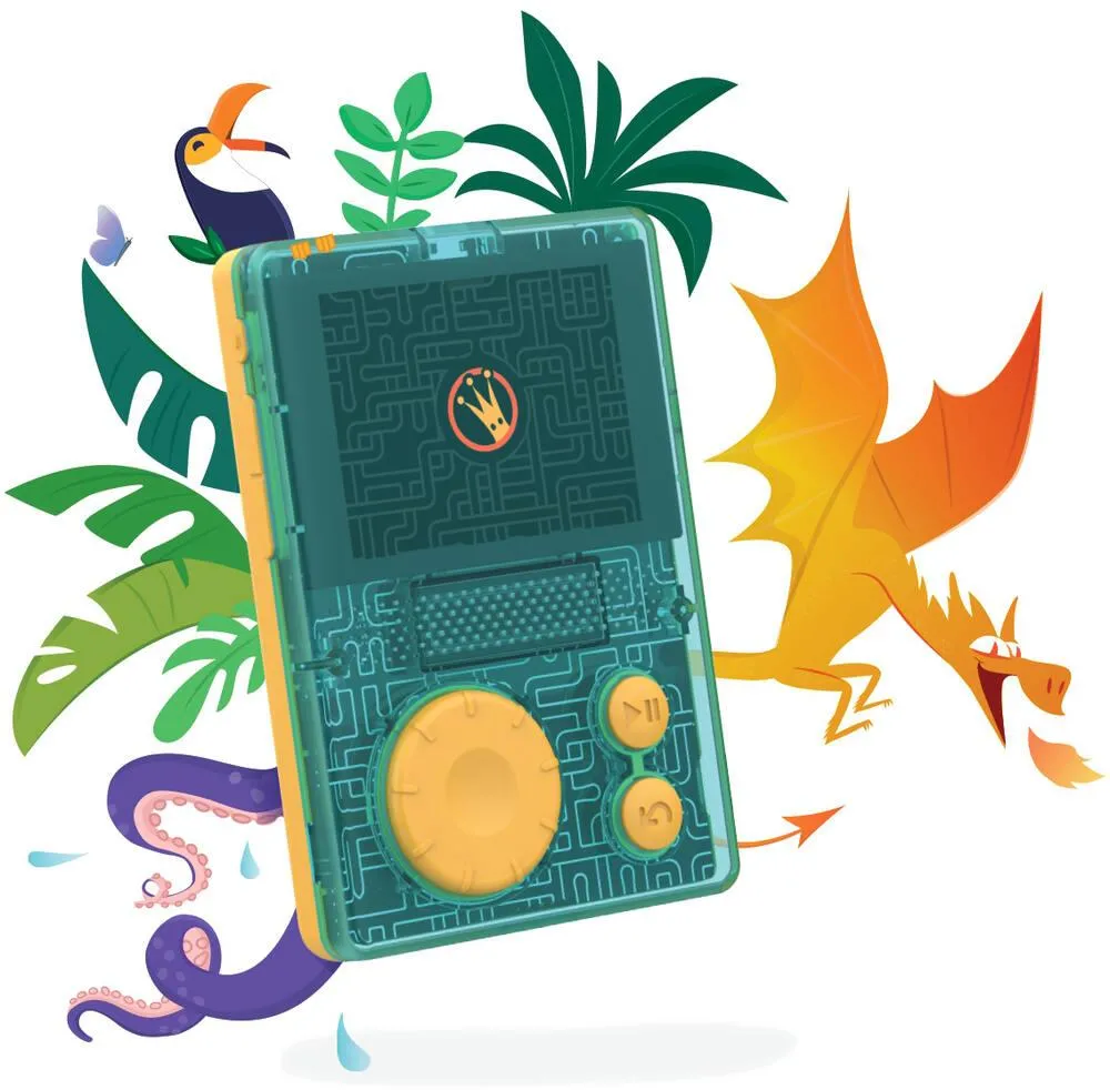 LUNII - FLAM - BALADEUR D'AVENTURES AUDIO INTERACTIVES POUR ENFANTS DES 7 ANS