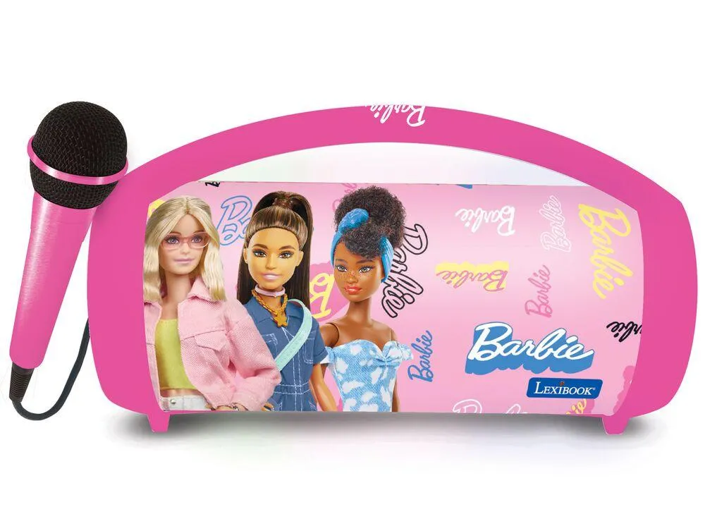 ENCEINTE BLUETOOTH® SANS-FIL LUMINEUSE AVEC MICRO BARBIE
