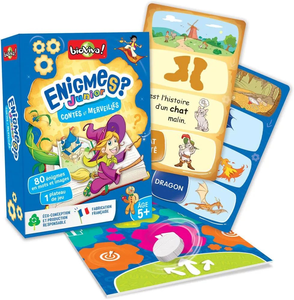 ENIGMES JUNIOR - CONTES ET MERVEILLES