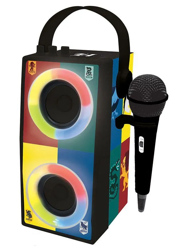 ENCEINTE BLUETOOTH® PORTABLE HARRY POTTER AVEC LUMIERES ET MICROPHONE