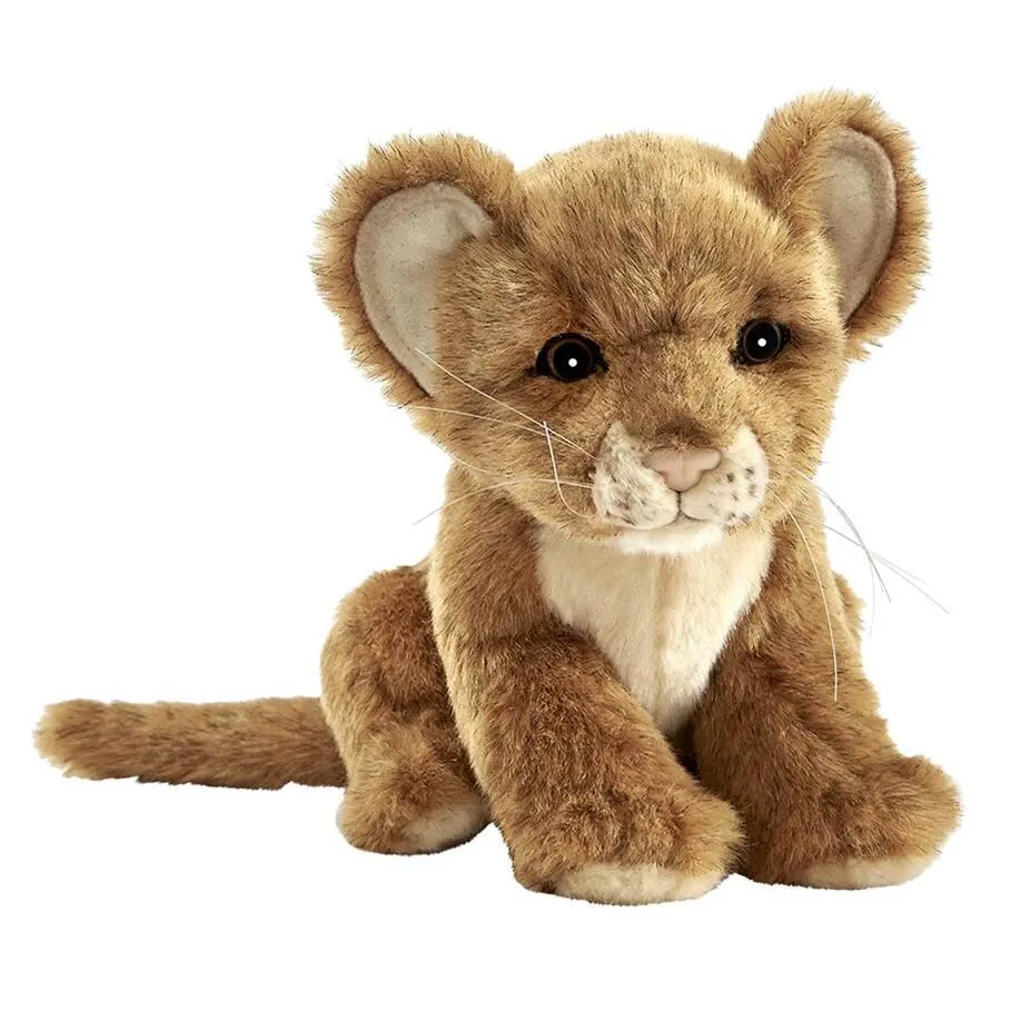 PELUCHE LIONNE BÉBÉ ASSIS 18 CM