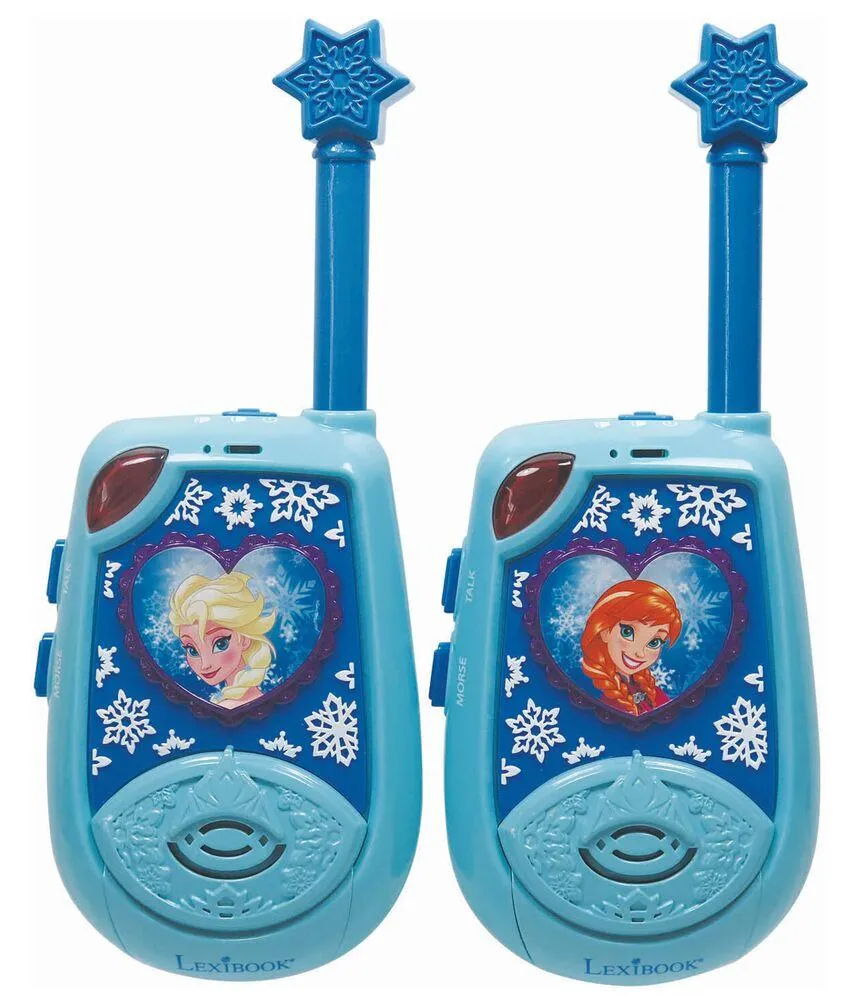 TALKIE-WALKIES DIGITAUX REINE DES NEIGES PORTEE 2KM FONCTION MORSE